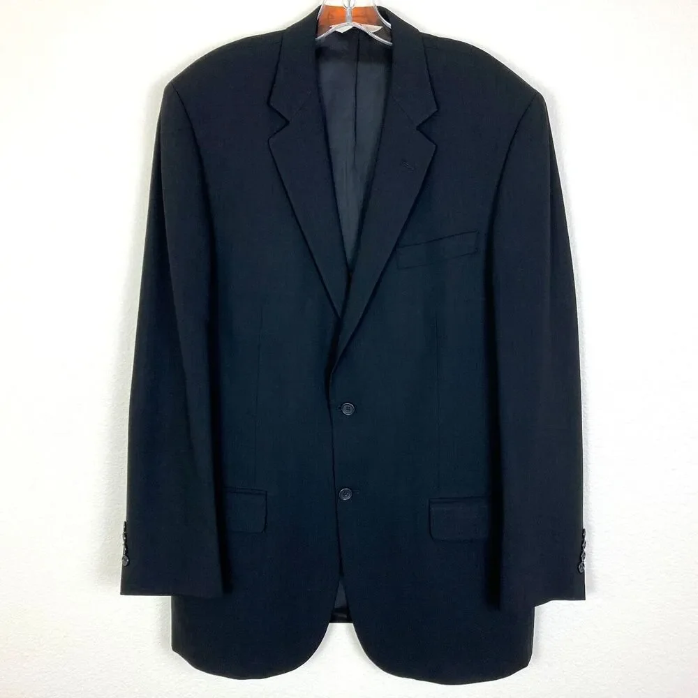 Pronto Uomo Comfort Stretch Sports Blazer Black 42 TALL Made In Canada
